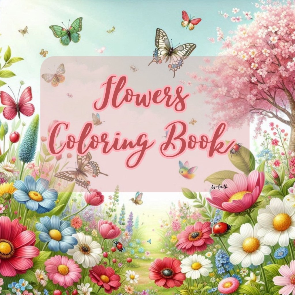 Flower Colouring book for my&nbsp;toddler